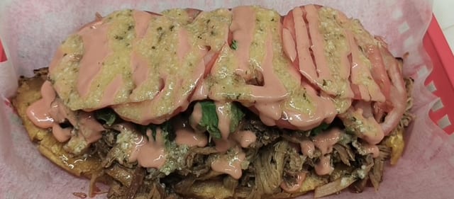 Chicken Jibarito.