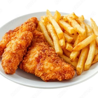 CHICKEN TENDERS fresh cut FRIES